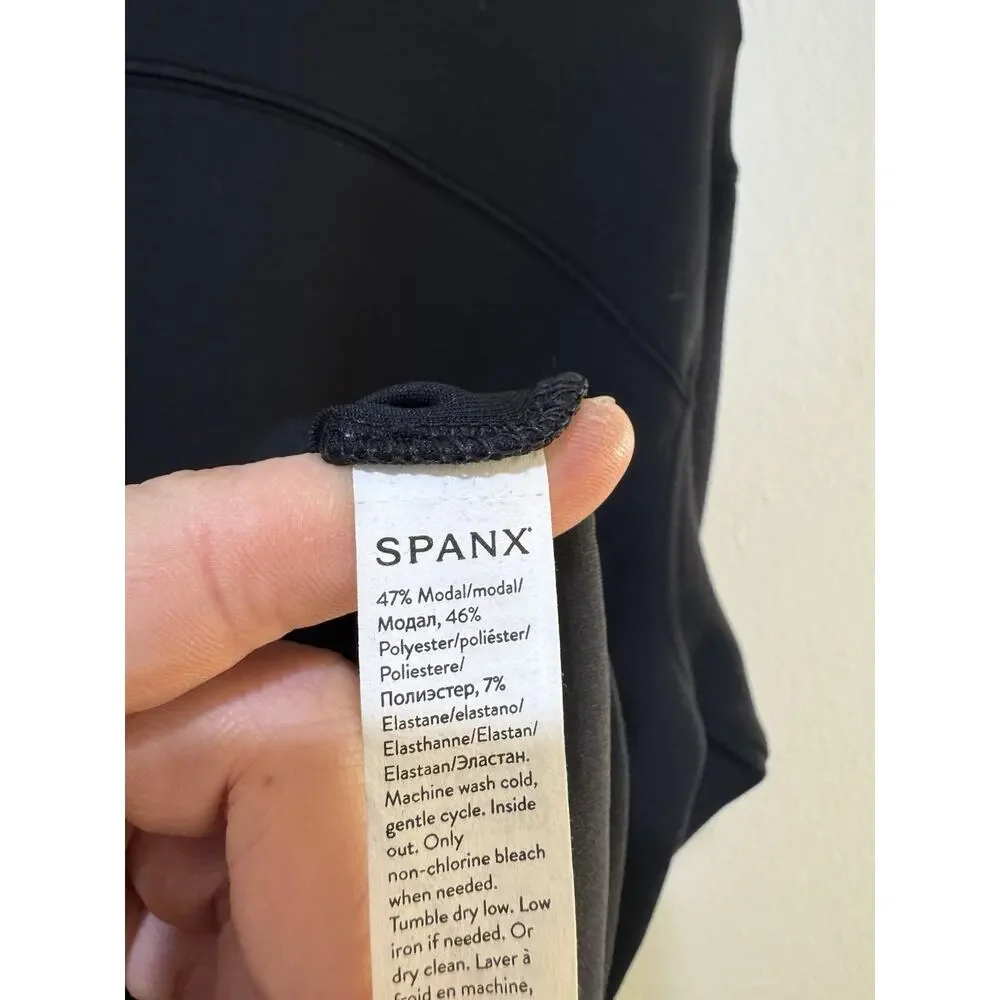 SPANX AirEssentials Black Crew Neck Dress - Size L 50453R